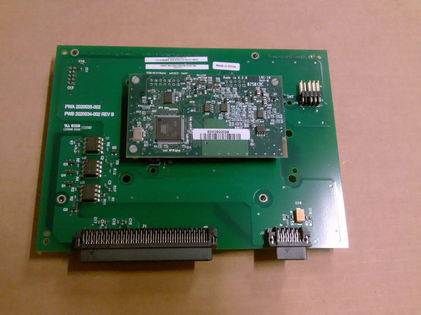 GE Corometerics 259CX Fetal Monitor Trusignal host 2020535-002 2020534-002 rev B