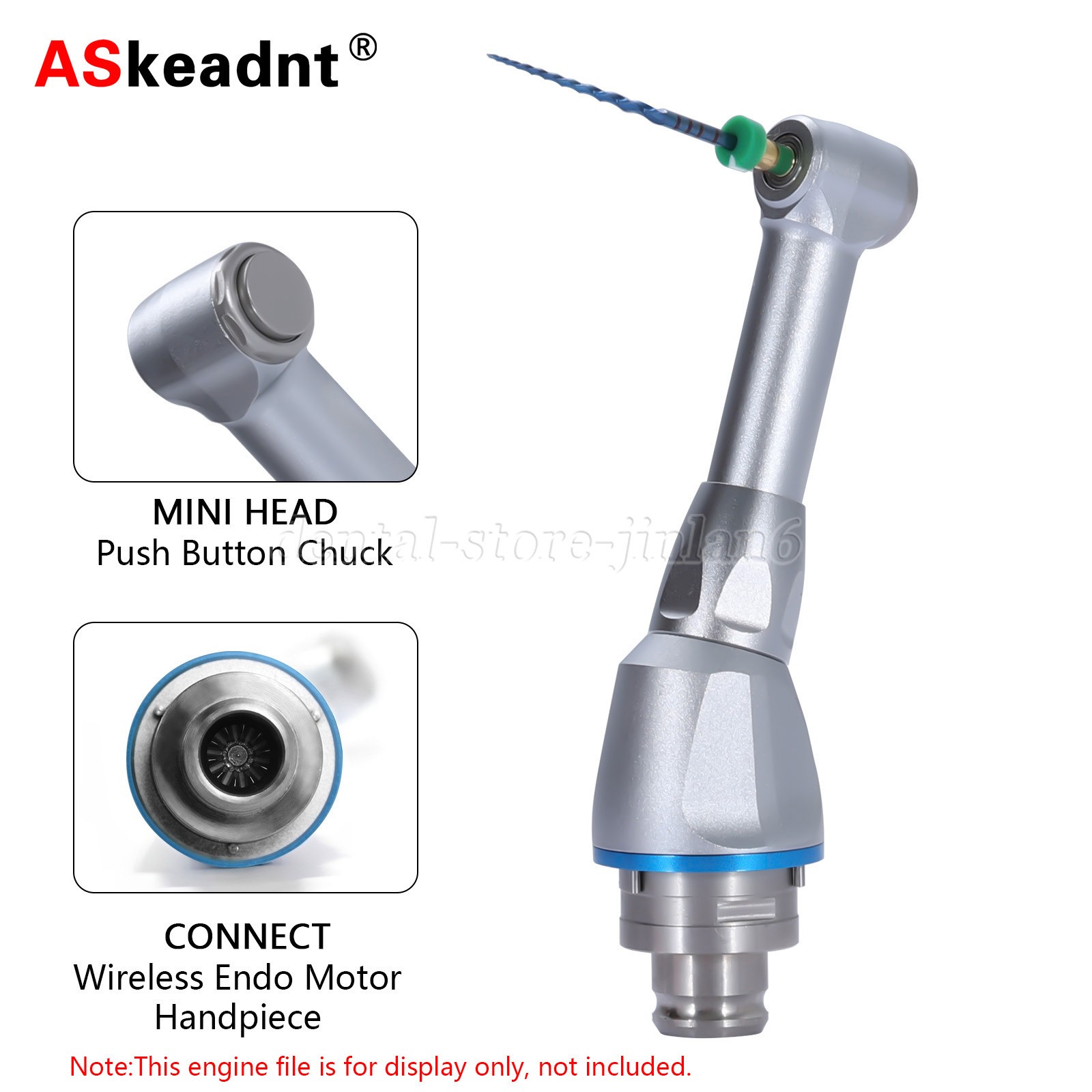1:1/16:1 Dental Reduction Contra Angle Handpiece Head Fit NSK Endo MOTOR
