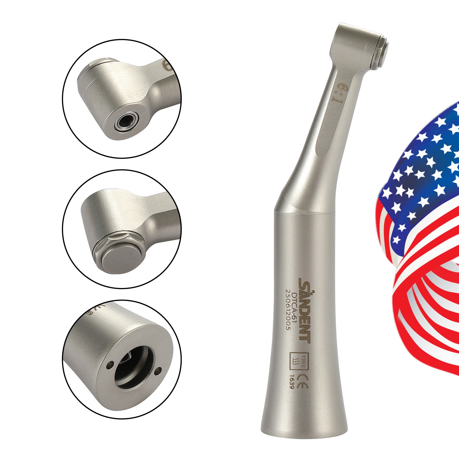 Dental 6:1 Endo Contra Angle Handpiece Mini Head SANDENT E type