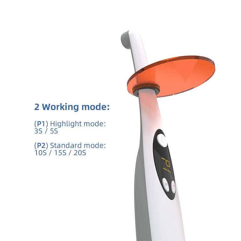 Dental LED Curing Light Wireless Cordless Cure Lamp 1S Resin Cure Light Resina