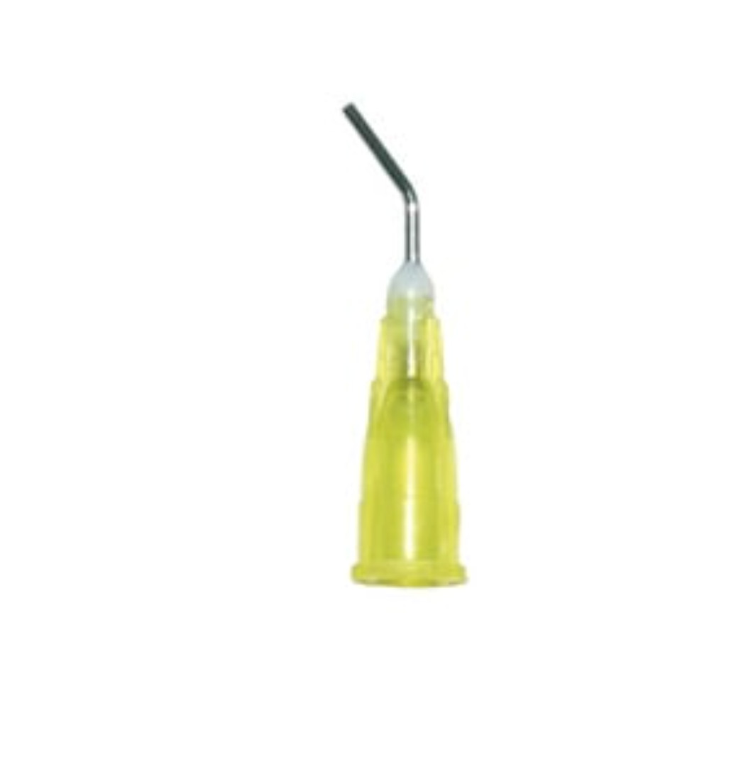 UNIPACK MEDICAL PRE BENT NEEDLE TIPS 20g Yellow 100pcs/bag