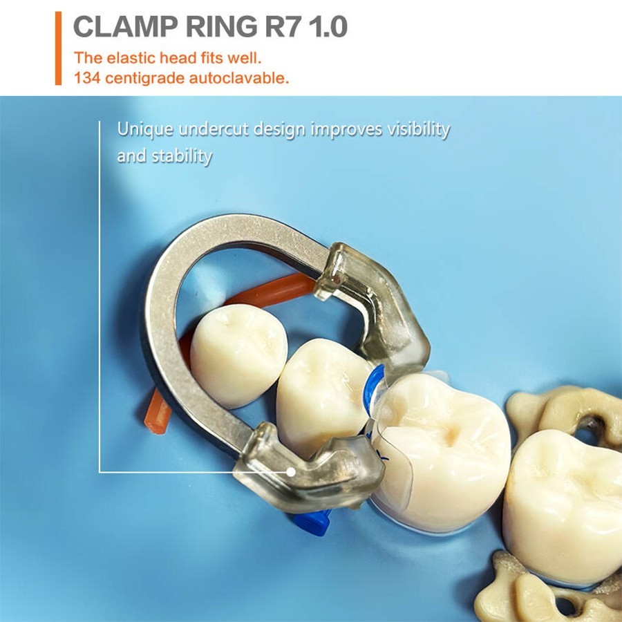 Dental Matrix Bands Ring Sectional Matrice Clamp Clear Anterior Matrix System