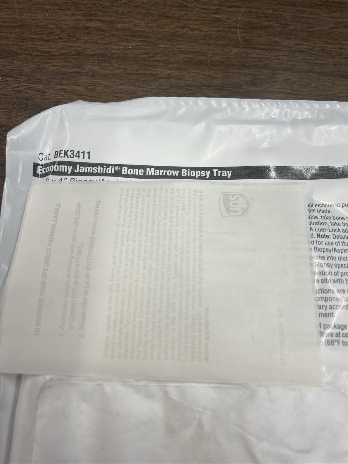 Jamshidi Bone Marrow Biopsy And Aspiration Tray Cat Bek3411