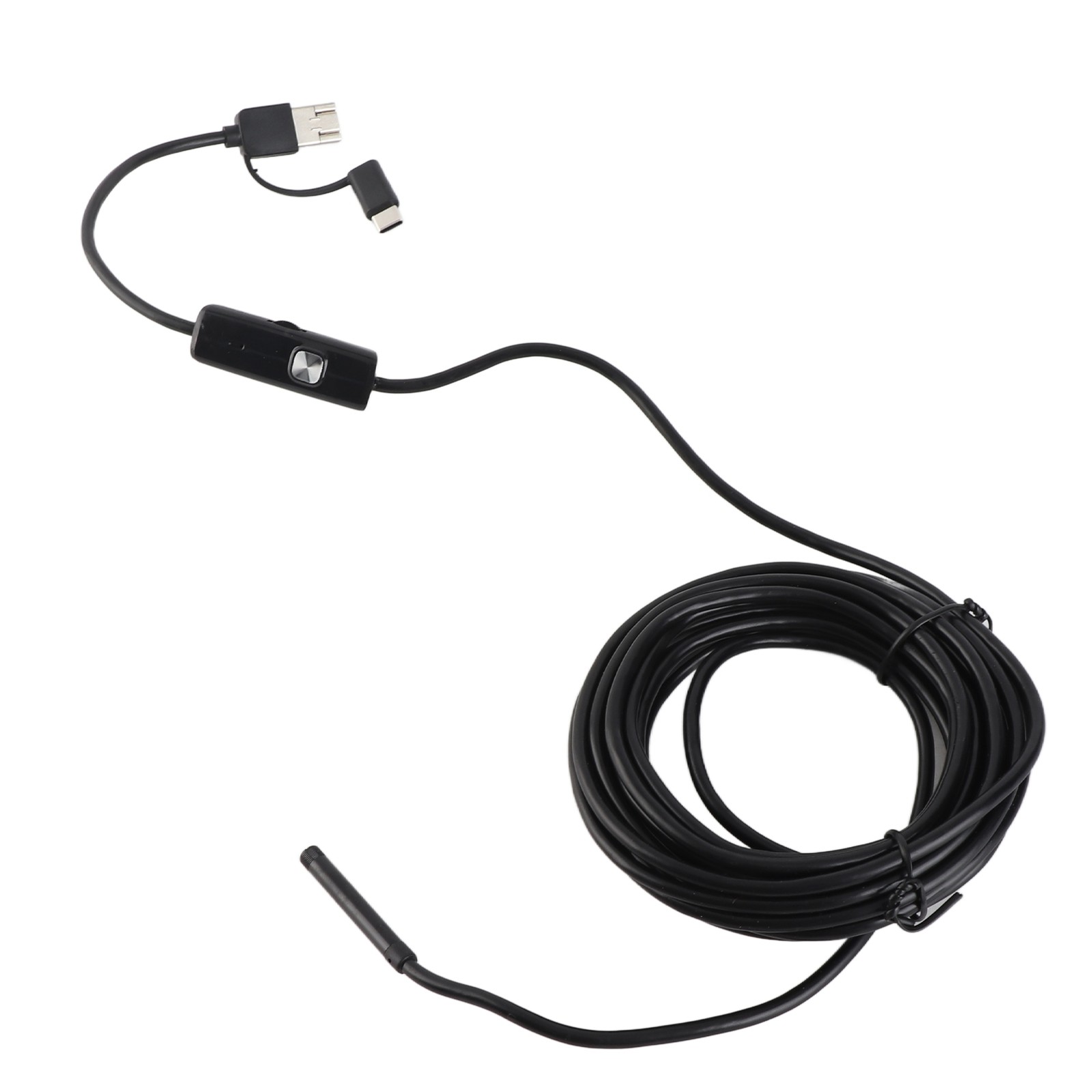 Endoscope Camera Mobile Phone PC USB Type C 3 In 1 For With LED Light