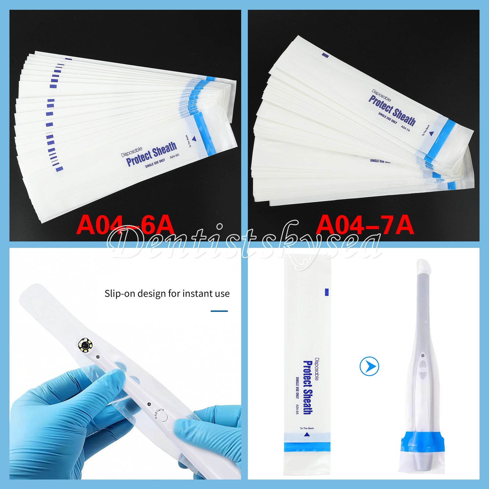 50-2000 PCS Dental Camera Sleeve/Sheath/Cover Disposable for intraoral Camera