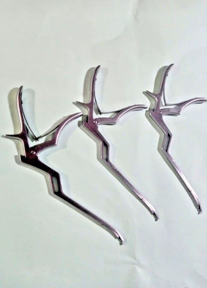 AESCULAP Bayonet Kerrison Rongeur 8″ 45° Set 1mm 2mm 3mm 4mm 5mm Surgical