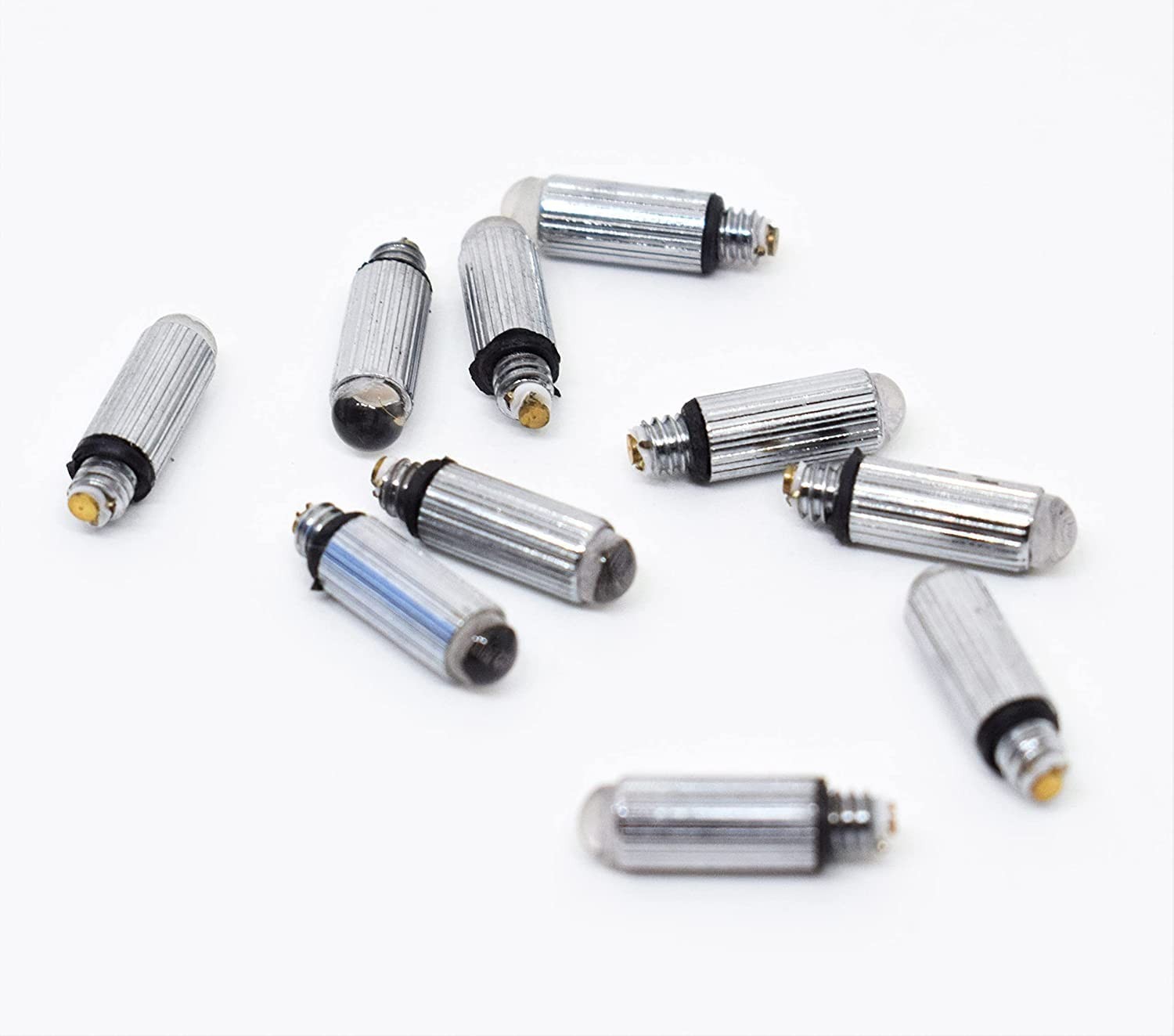 Laryngoscope Blade Spare LED Bulb White Light Replacement 10 Pieces