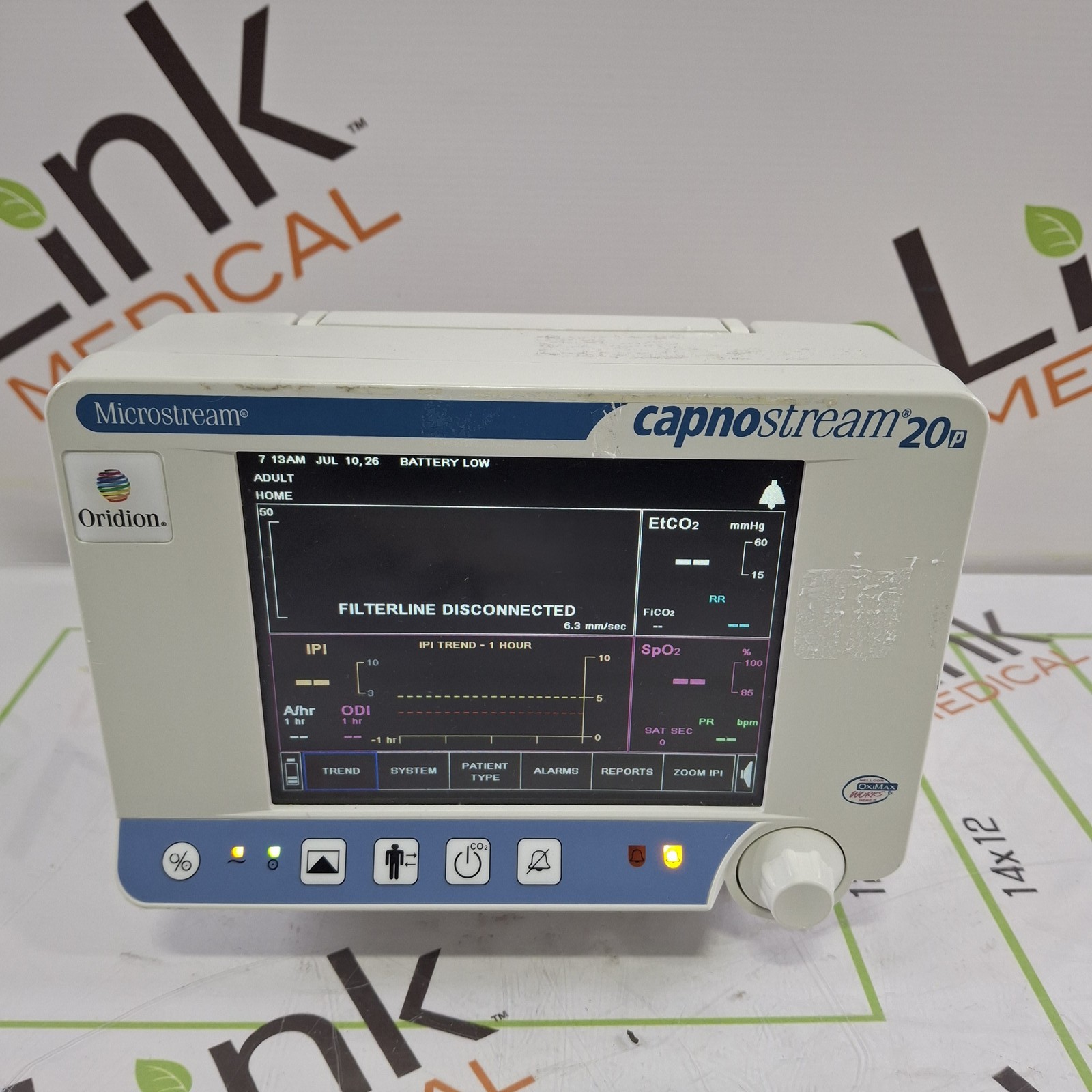 Oridion Capnostream 20P Capnography Monitor
