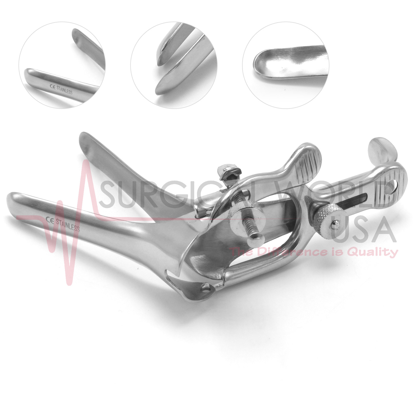 Pederson Vaginal Speculum Small Narrow Blades 1/4″ X 3″ Gynecology Surgical