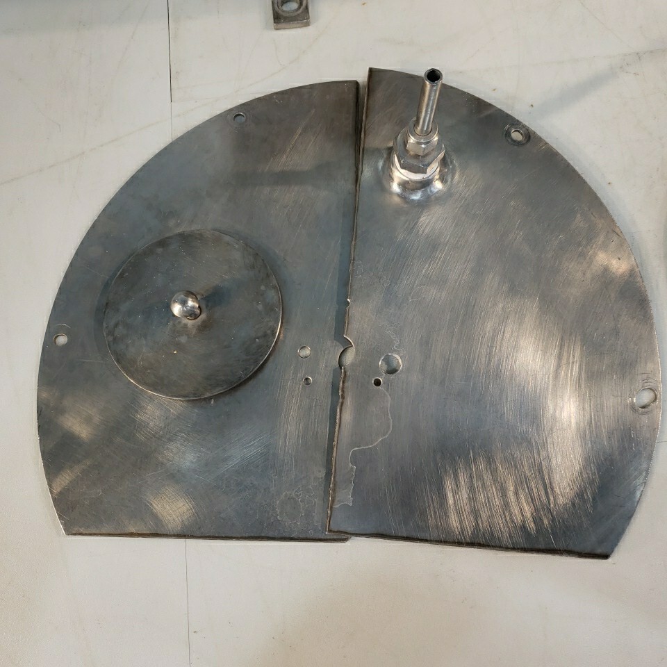 Stainless Steel Positive Pressure Chamber Cylinder Horizontal Custom Stand 12″ D