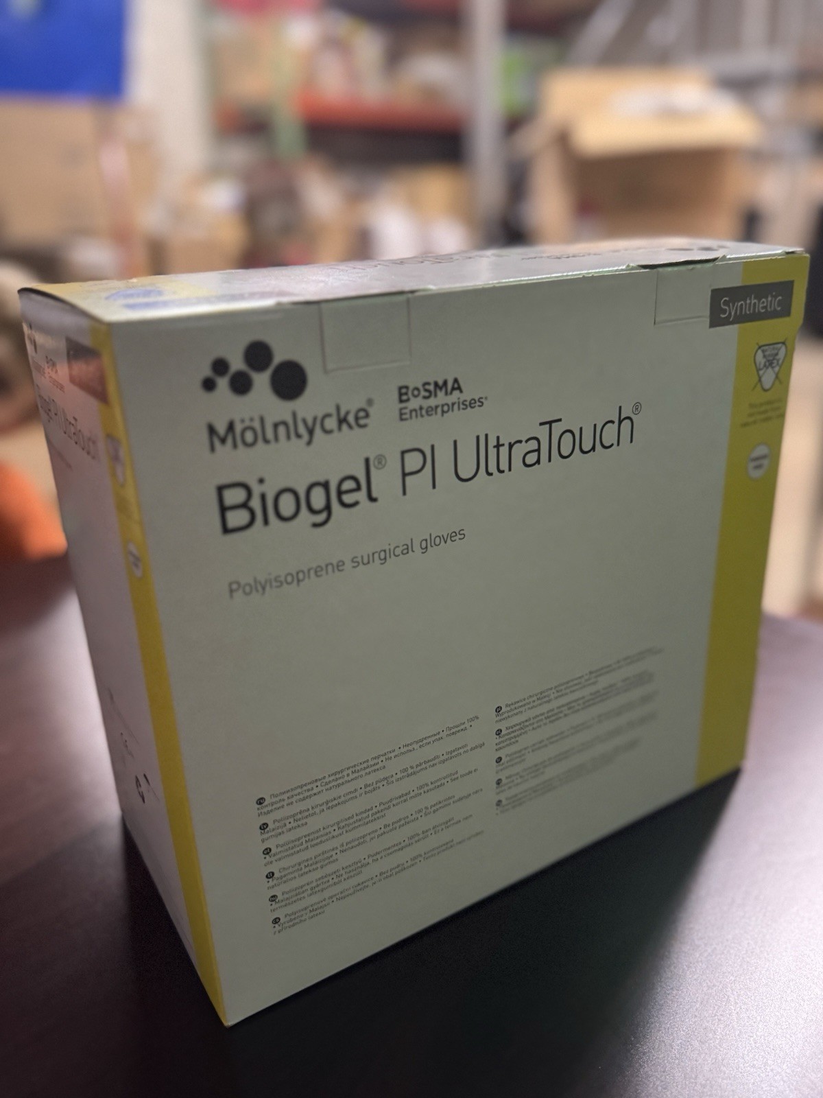 Molnlycke Biogel PI Ultratouch Size 7 Surgical Gloves – (50 Pairs) – Sterile