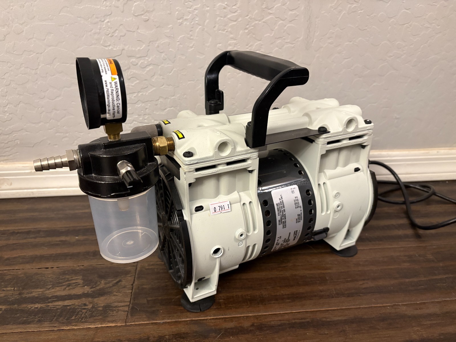 Welch 2567B-50 Vacuum Pump WOB-L Piston 100 LPM for Non-Corrosive U (3368329)