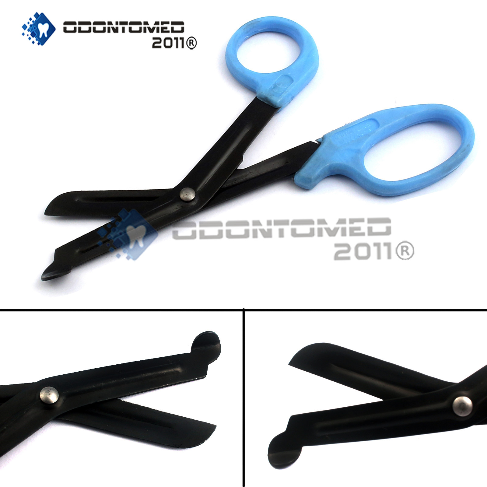 Sky Blue Fluoride Coated Trauma Paramedic Emt Shears Scissors 5.5″