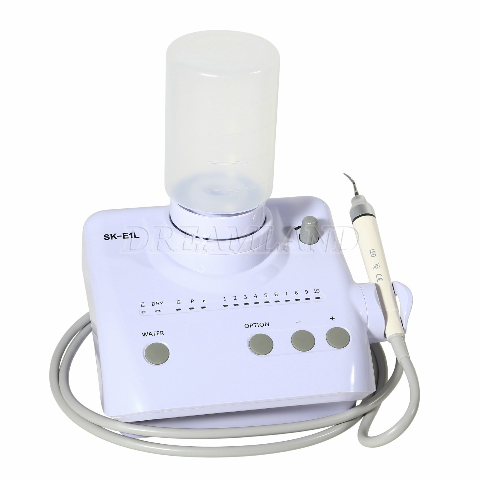 Dental Fiber Optic Ultrasonic Scaler 2*Bottles with LED Detachable Handpiece