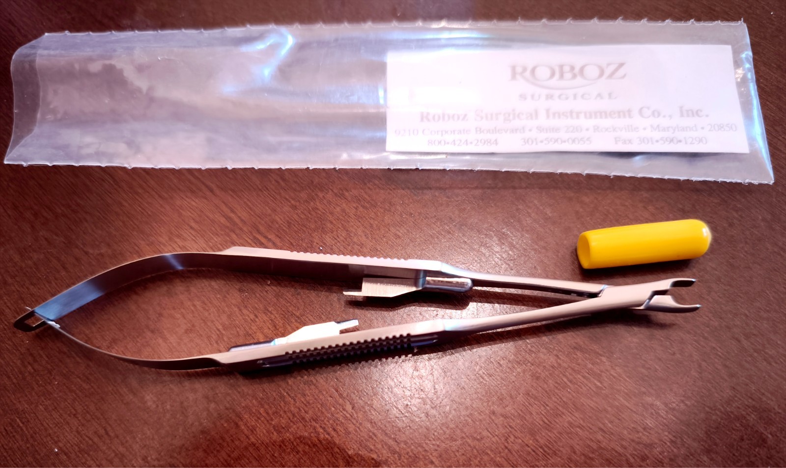 ROBOZ RS-5440 MICRO CLIP APPLYING FORCEPS WITH LOCK