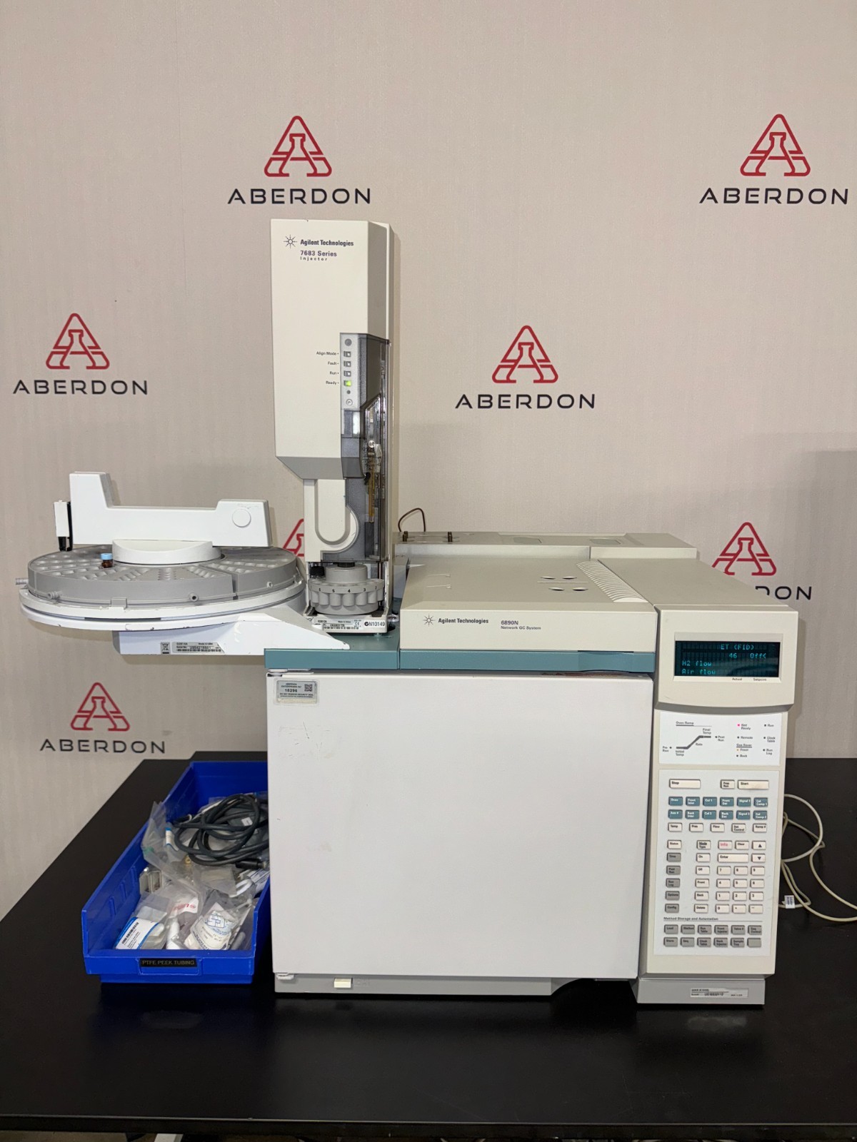 Agilent 6890N GC System with FID TCD Detector 7683 Autosampler Injector #18047
