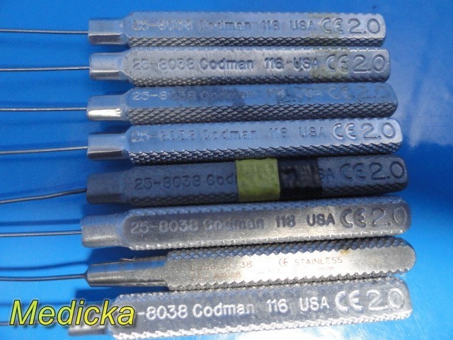 Lot of 14 Codman Garrett Dilators – 1mm / 1.5mm / 2mm / 2.5mm ~ 38481