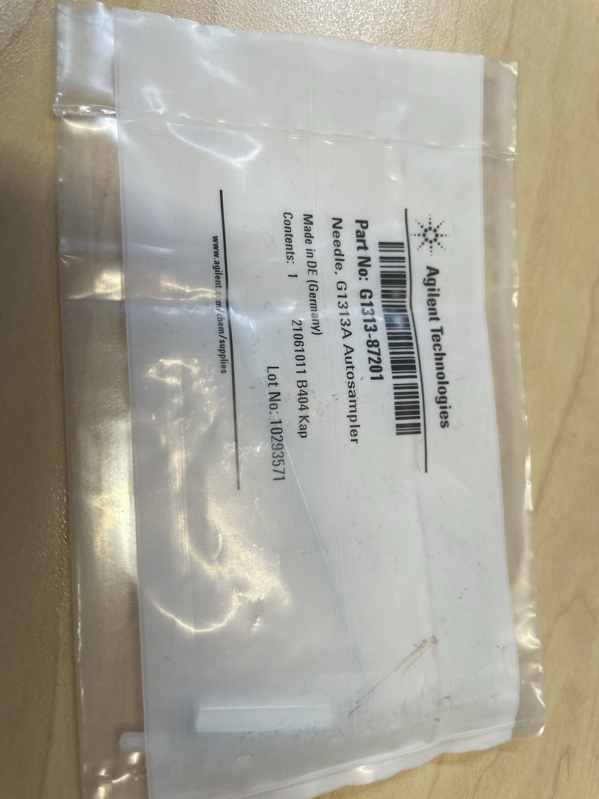 Agilent G1313-87201 Needle assembly, for G1313A G1329A/B autosampler. Compatible