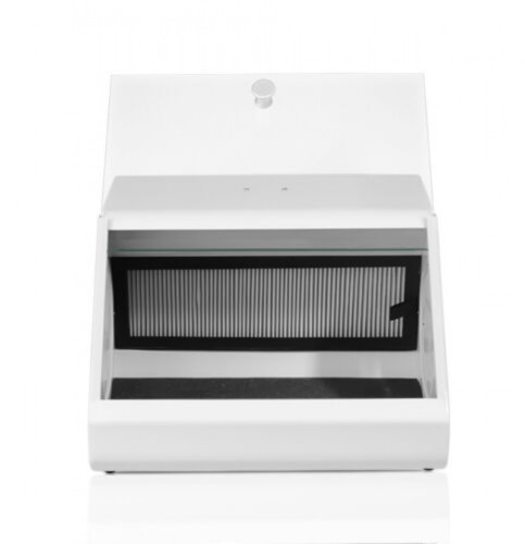 Dental Sandblasting Dust-proof Case Grinding Polishing Box Lapping Protector LED