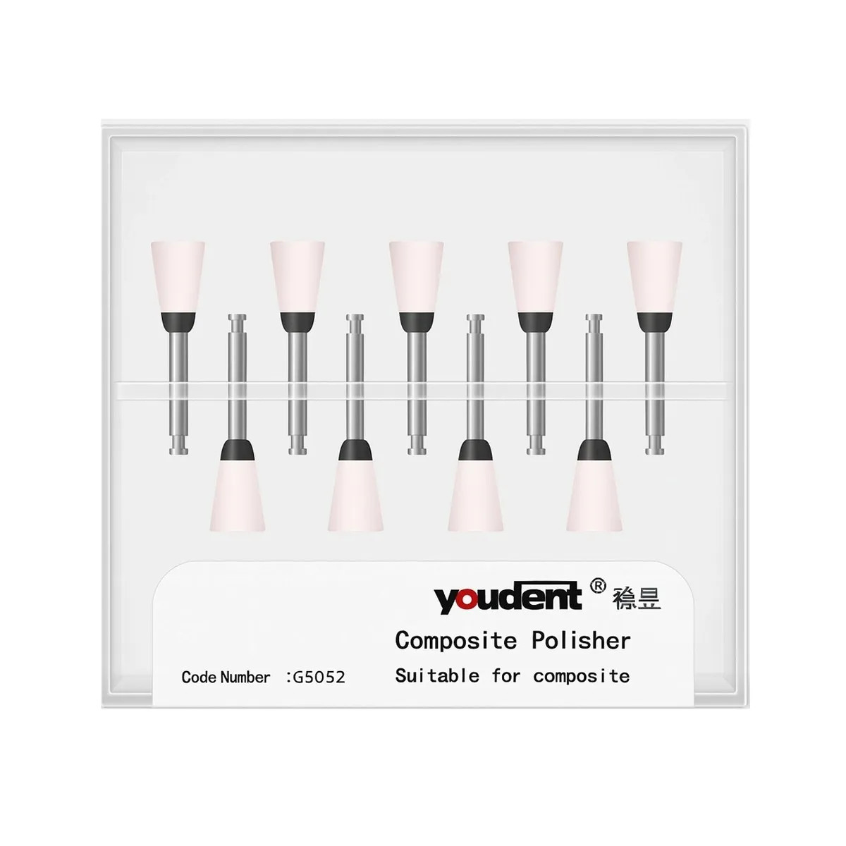 Youdent Composite Polishing Kit Pink R A Delivers smooth, high-gloss finish