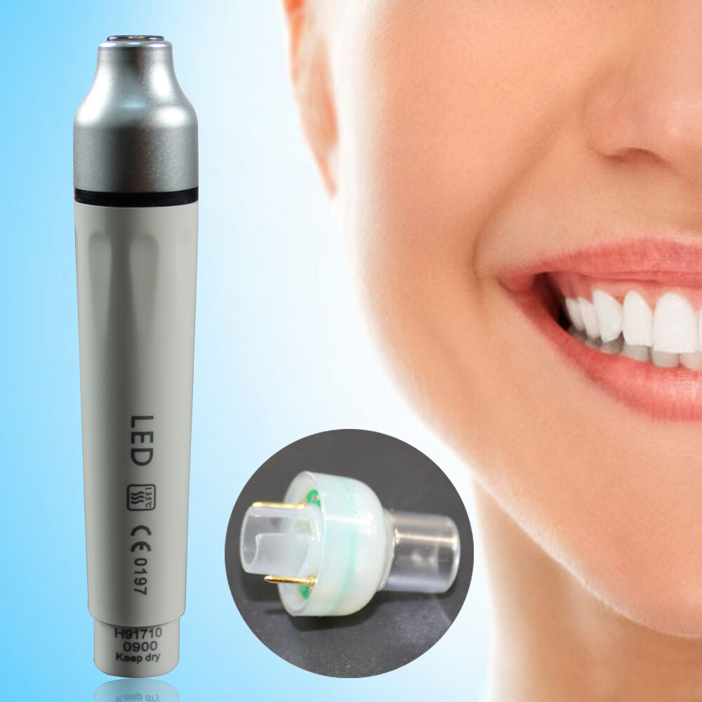 Ultrasonic Piezo Dental Scaler Handpiece with LED light Fit For EMS WOODPECKER