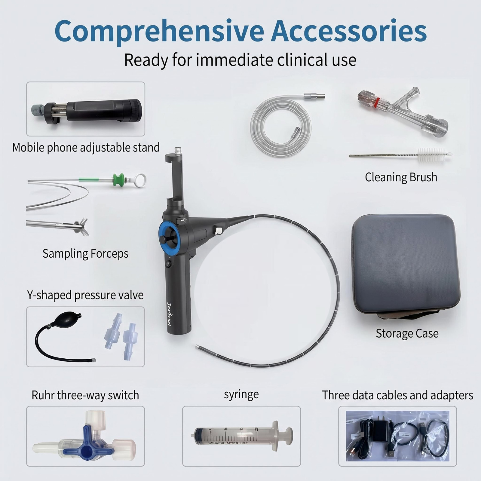Laryngoscop/Gastrointestinal/Bronchus Endoscopy with 360° Rotation Human/VET Use
