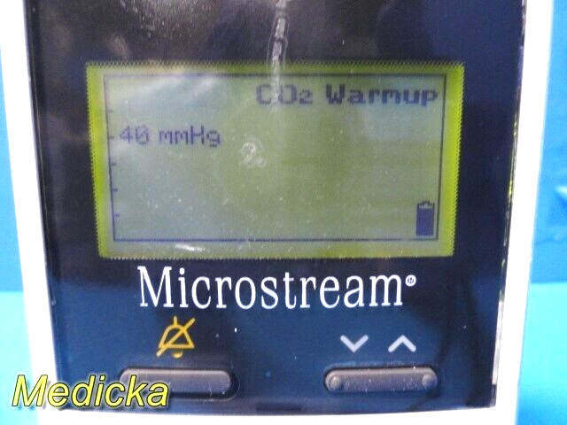 2014 Oridion Microcap etCO2 Capnograph W/ Battery, Mount & PSU Microstream~29753