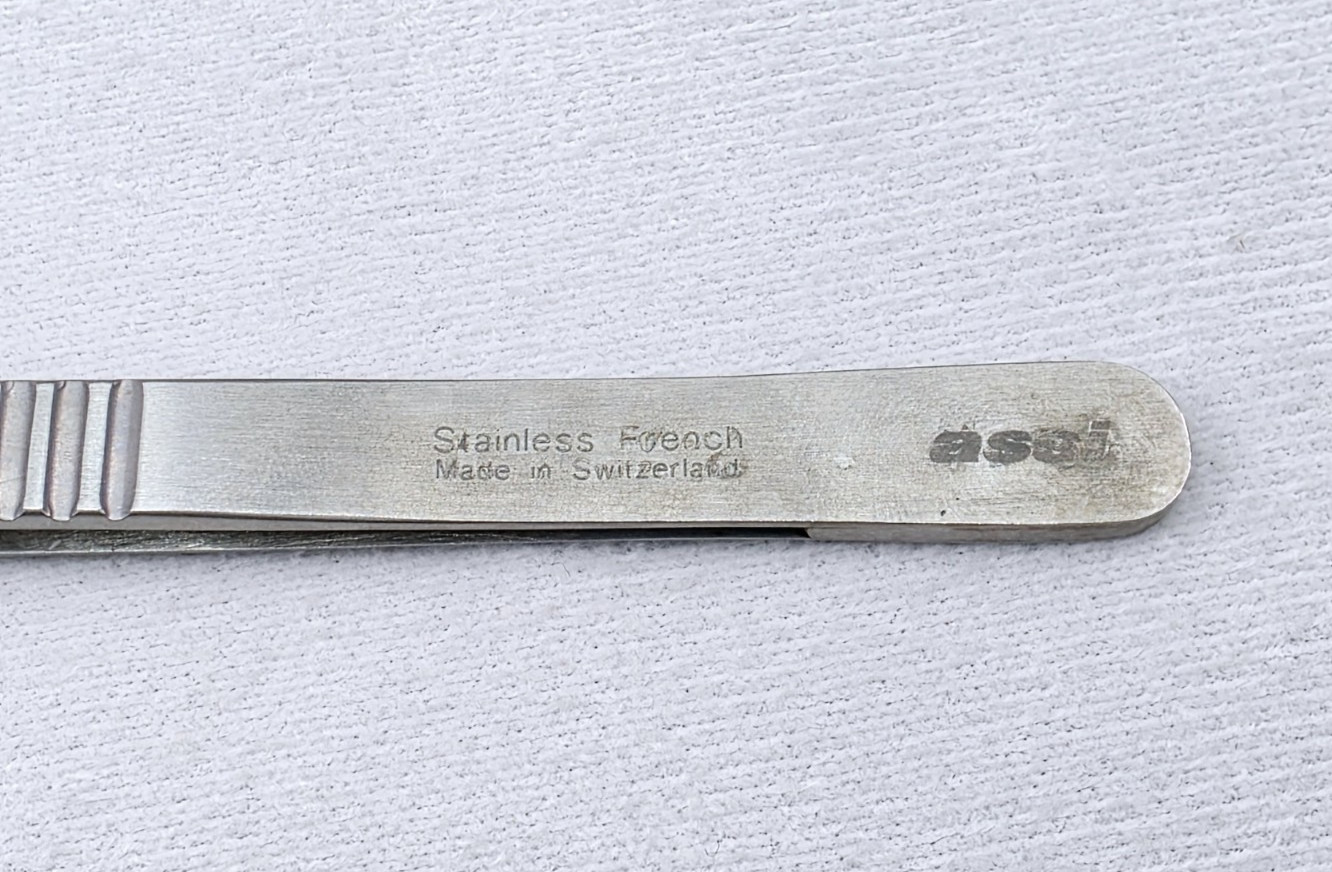 ASSI ASSI.D5A Vessel Dilator Forceps 11cm Angulated 0.3mm Tip Surgical