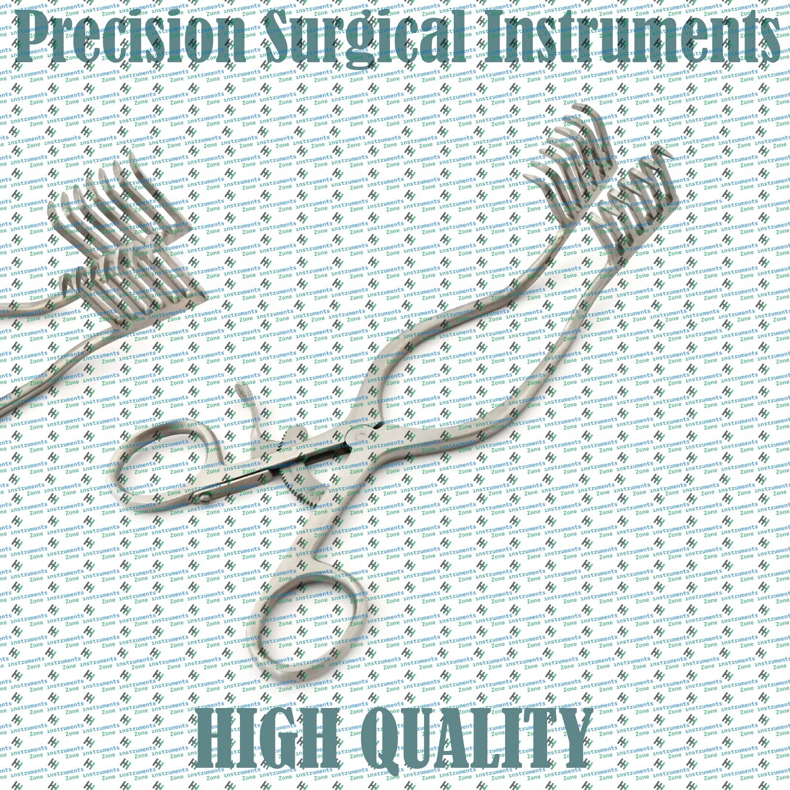 German Miskimon Retractor, 8.5″, Sharp 7×7 Teeth, 1-3/8″, Wide 1.25″ Deep