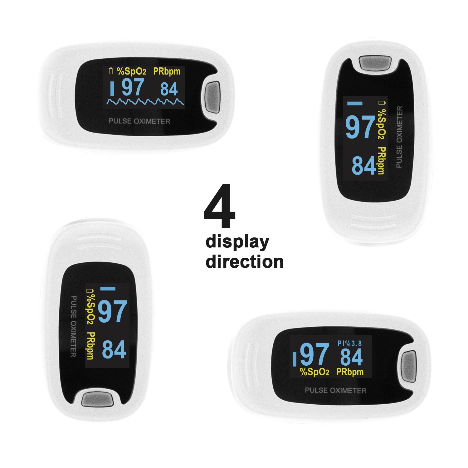 CMS50NA Finger tip Pulse Oximeter OLED heart rate blood oxygen monitor USA STORE