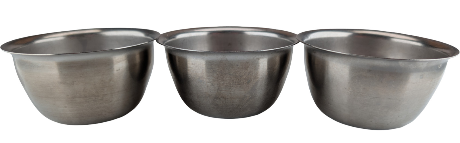 3pc Stainless Steel Sterilization Prep Bowls Dental Mixing Cups Autoclave Safe