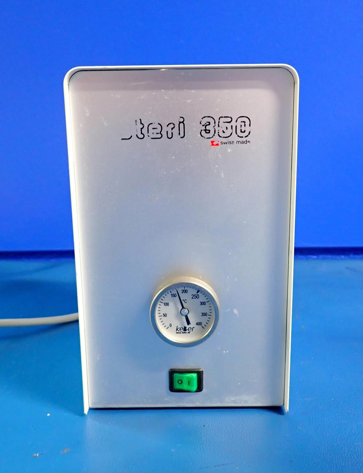 KELLER STERI 350 250°C Dry Bead Sterilizer w/ AC Power Cord | Inotech IS-350
