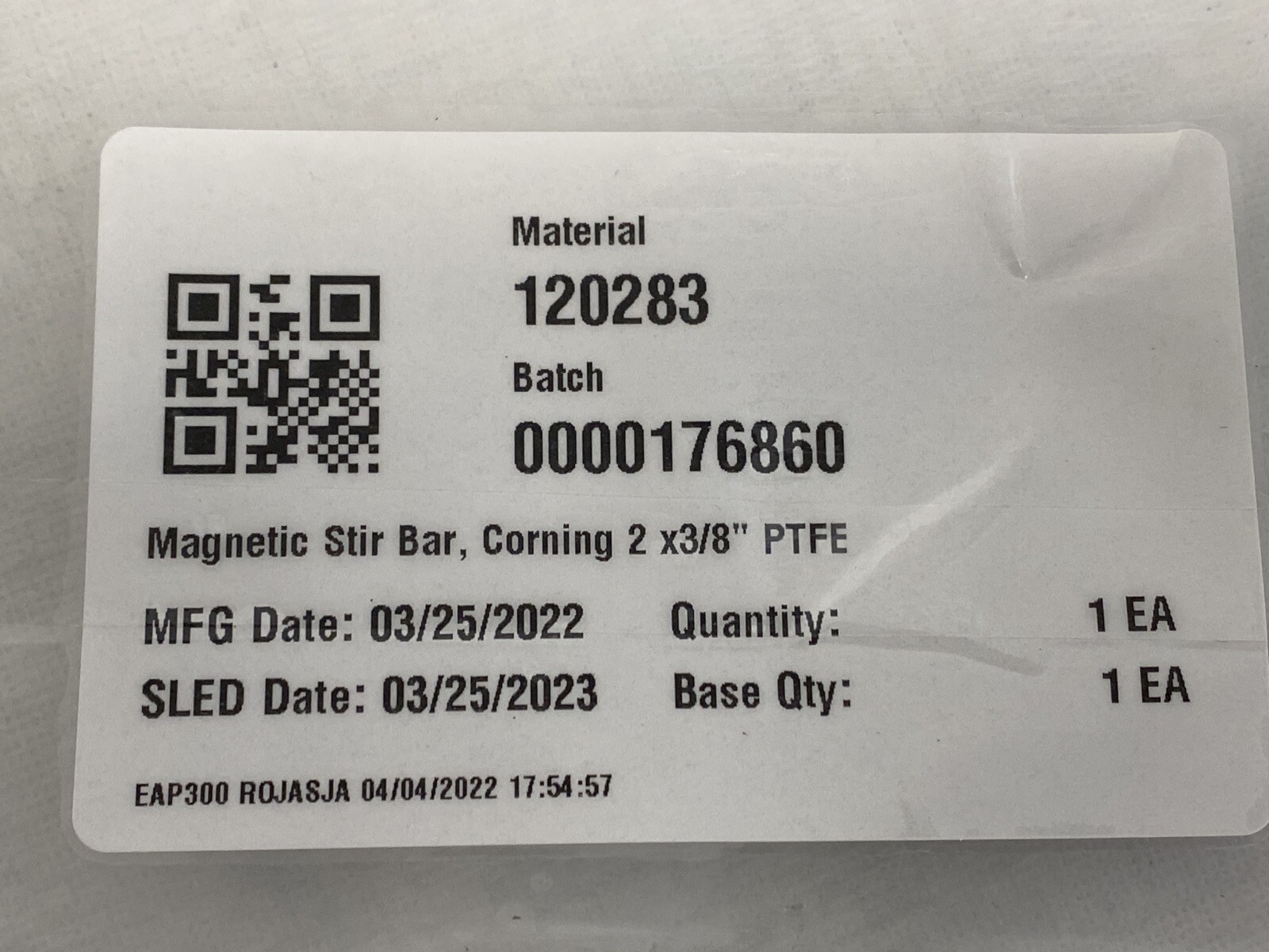 New CORNING 2” x 3/8” PTFE Octagon Magnetic Stirring Stir Bar Pivot Ring 400430