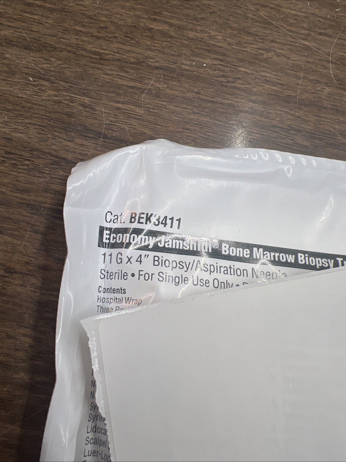 Jamshidi Bone Marrow Biopsy And Aspiration Tray Cat Bek3411