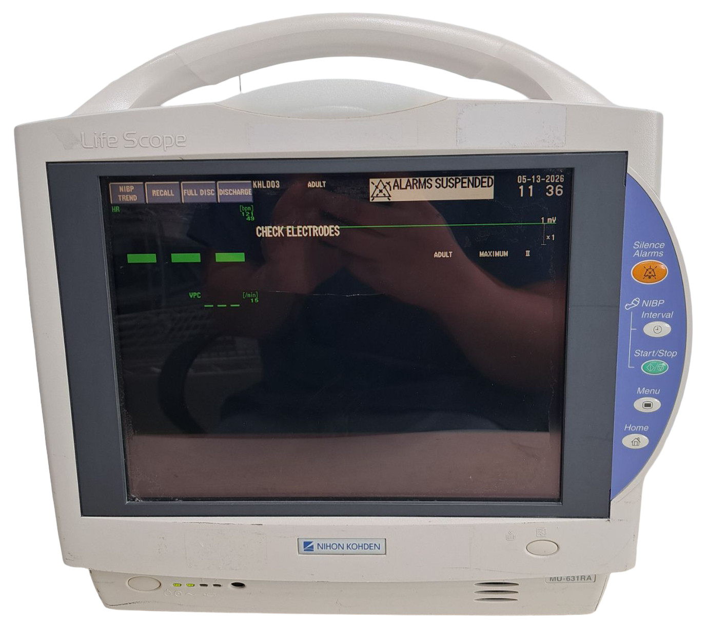 NIHON KOHDEN MU-631RA PATIENT MONITOR