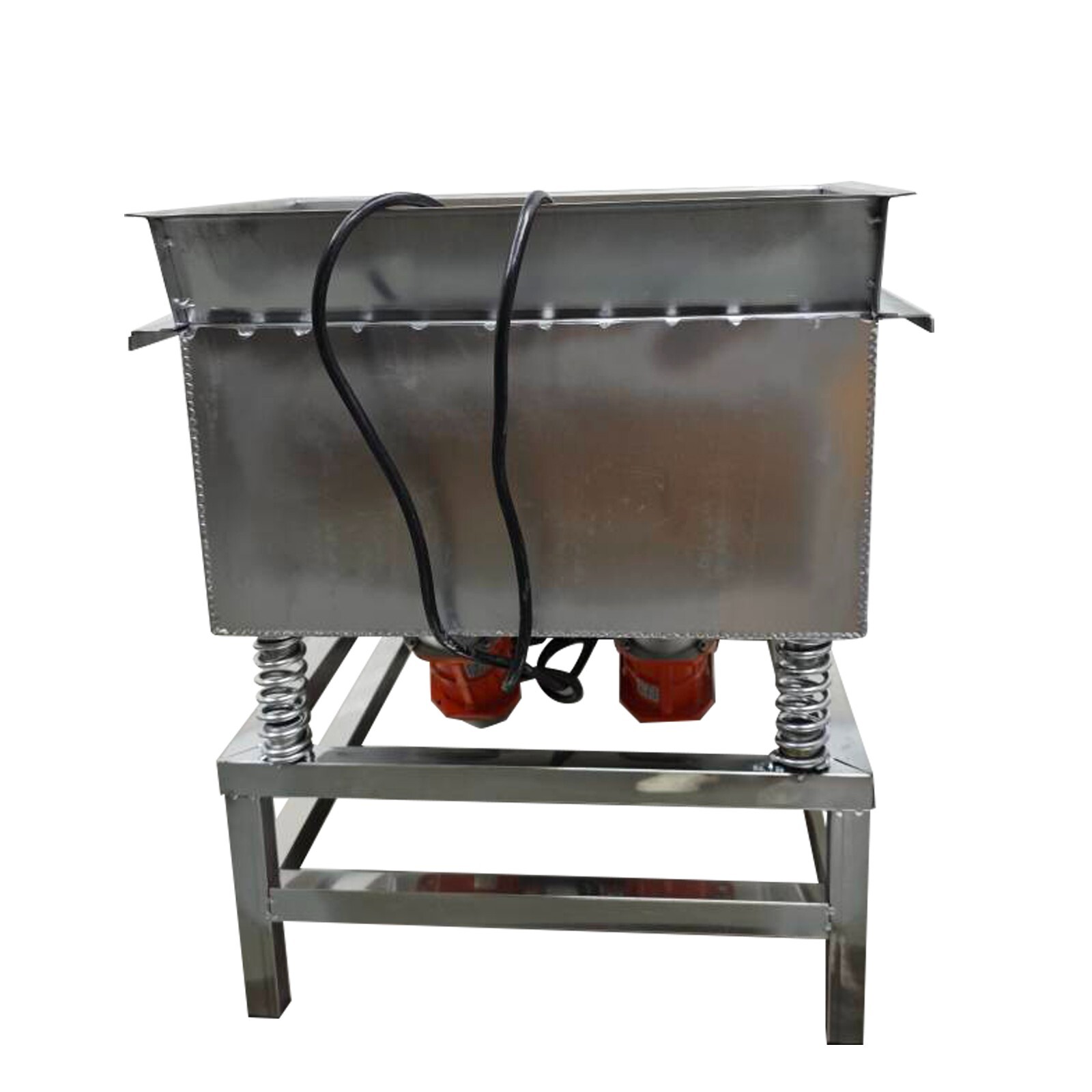Double Layers Linear Vibrating Screen Sifter 6mm&3mm Sieve Screen Shaker 110V