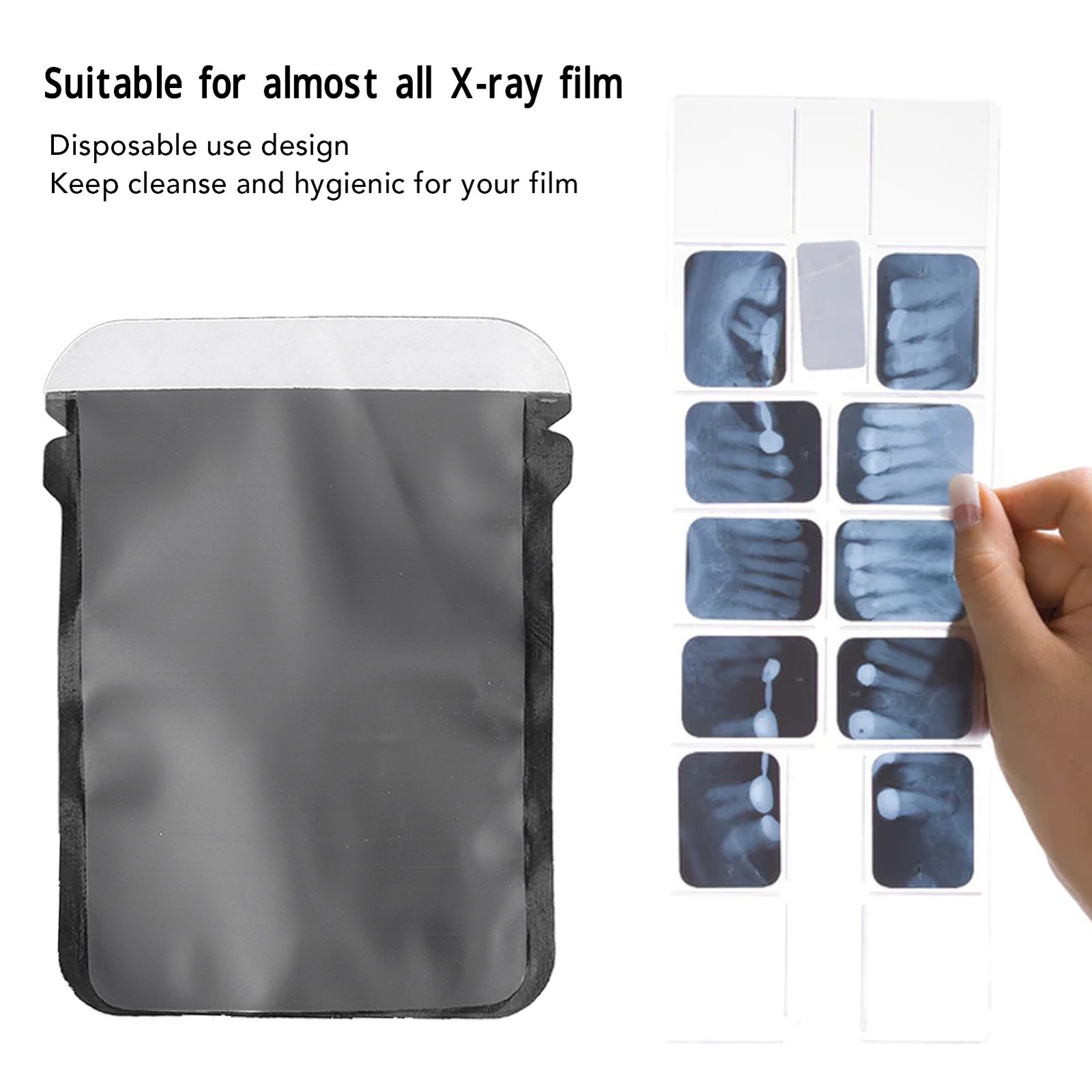 500pcs Dentist Barrier Envelopes Disposable X Ray Film Protective Bag For Phosph