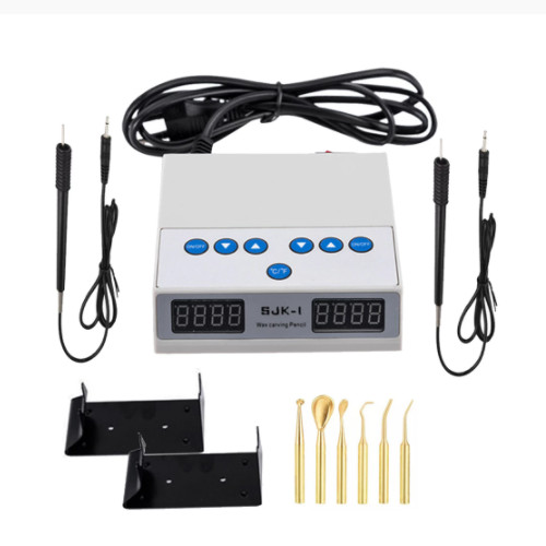 Dental Ultra Thin Electric Waxer Carving knife Machine Double Pen 6 Wax Tips US