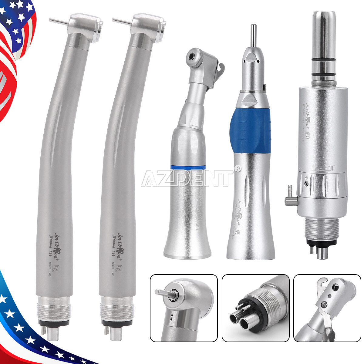Portable Dental Delivery Unit With Curing Light Ultrasonic Scaler/ Handpiece Kit