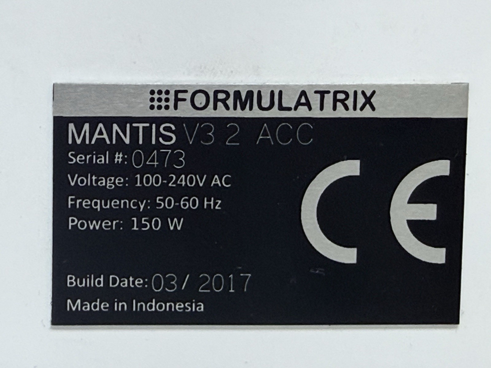 Formulatrix Mantis V3.2 ACC & LC3 Liquid Handler System
