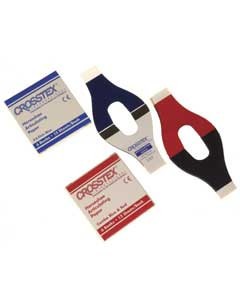 Crosstex Horseshoe .0028′ (71 microns) Red/Blue Articulating Paper, 6 books