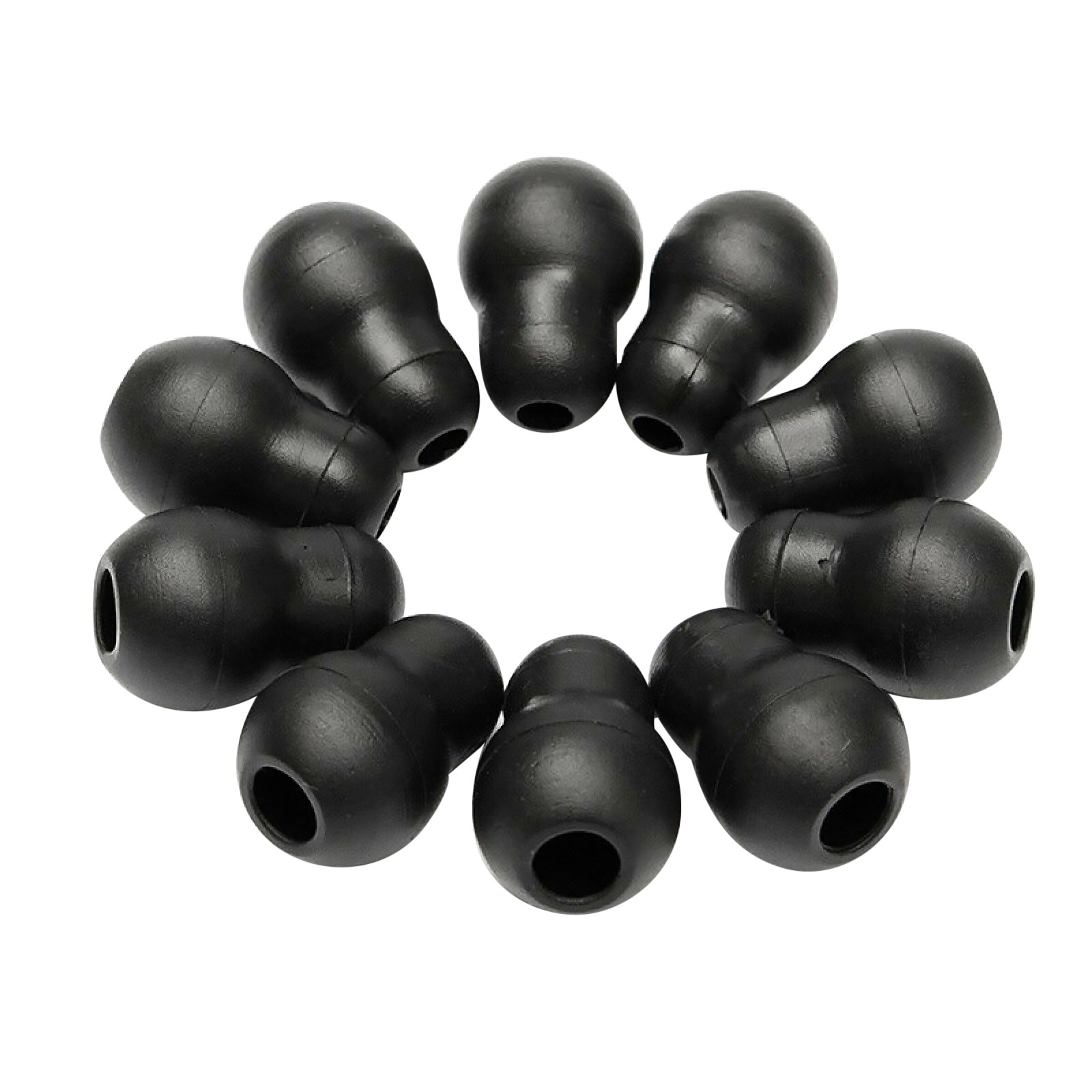 10Pcs Silicone Black Soft Eartips Earplug Earpieces For Littmann Stethoscope A