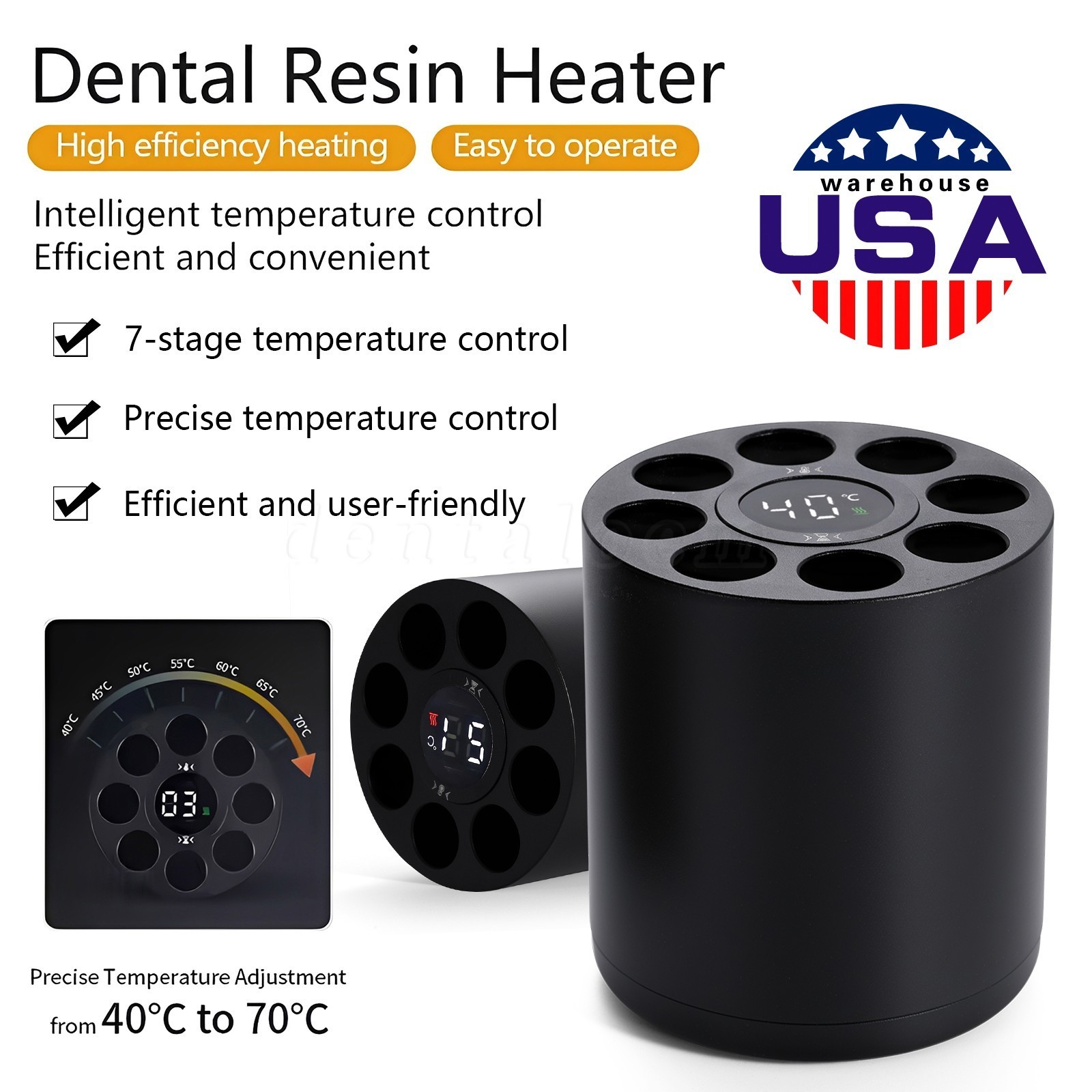 USA Material del calentador resina compuesta dental Calentador de ablandamiento