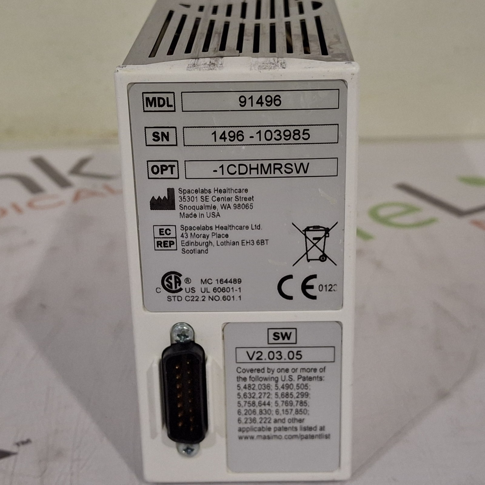 Spacelabs Healthcare 91496 Multiparameter Module