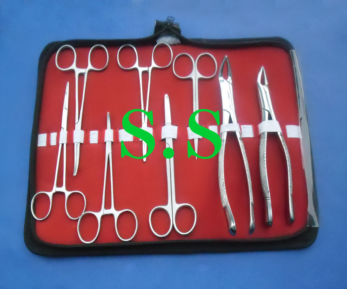Lot of 8 Pieces Basic Minor Surgery Dental Instruments Kit