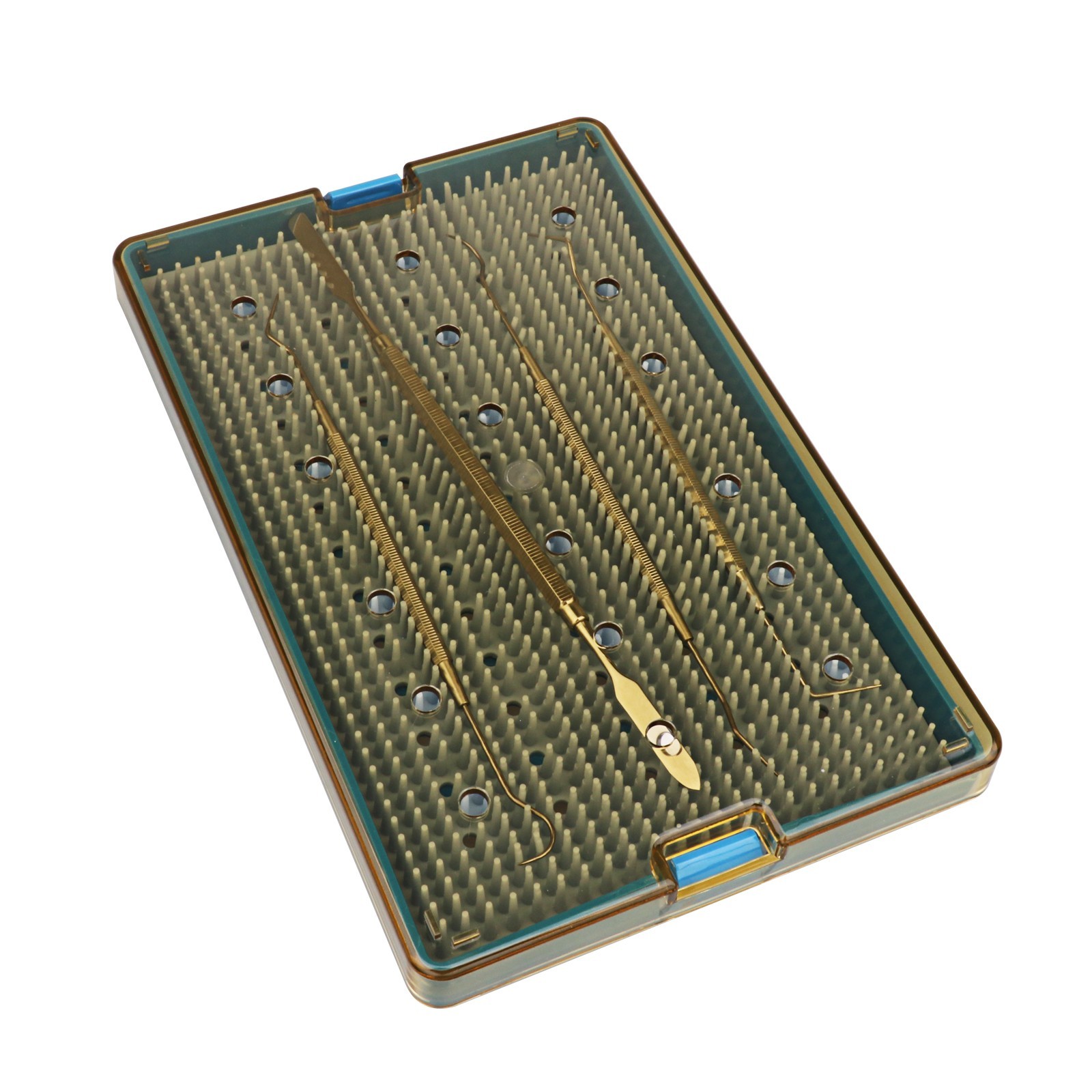 Small Size Silicone Sterilization Tray Disinfection Case Autoclavable Box Dental