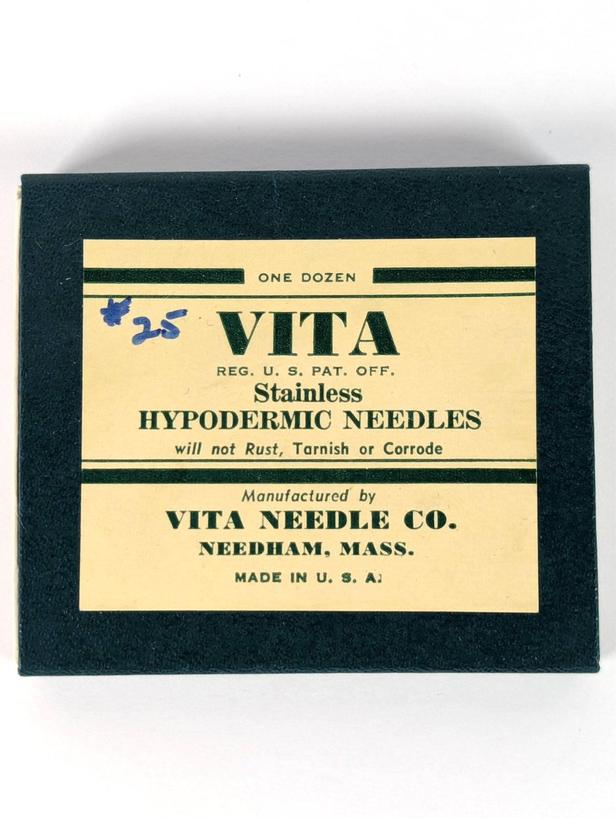 Lot (12) Vita 25 Gauge 1″ Vita Probe Point Stainless Steel Reusable Needles
