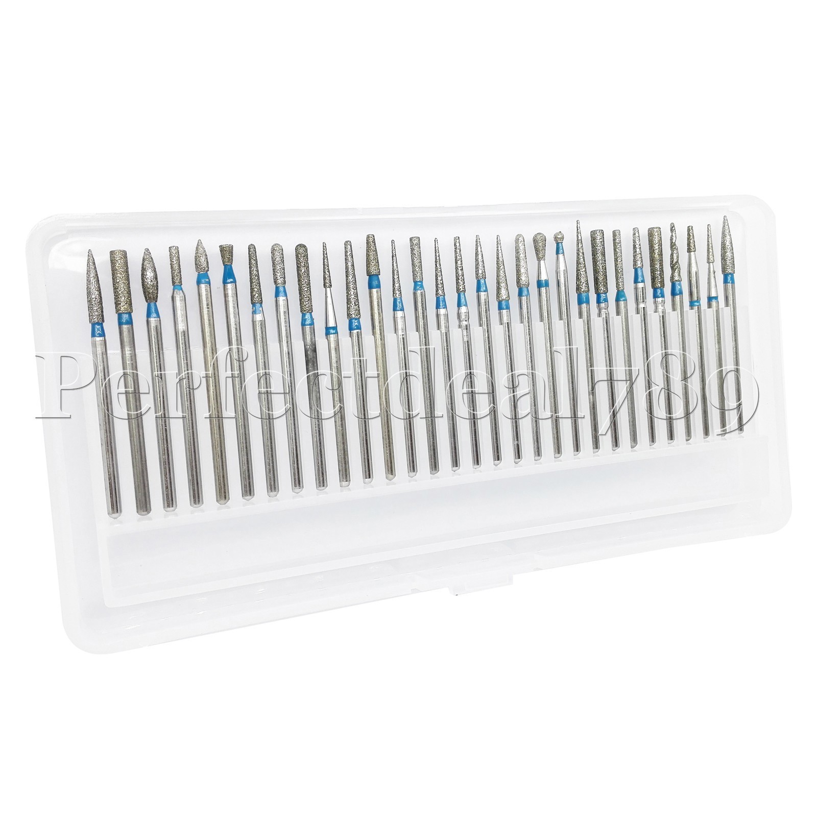30Pcs/Set Dental The Original Bur Diamond Drill Bit Set Assorted Φ2.35mm 45mm