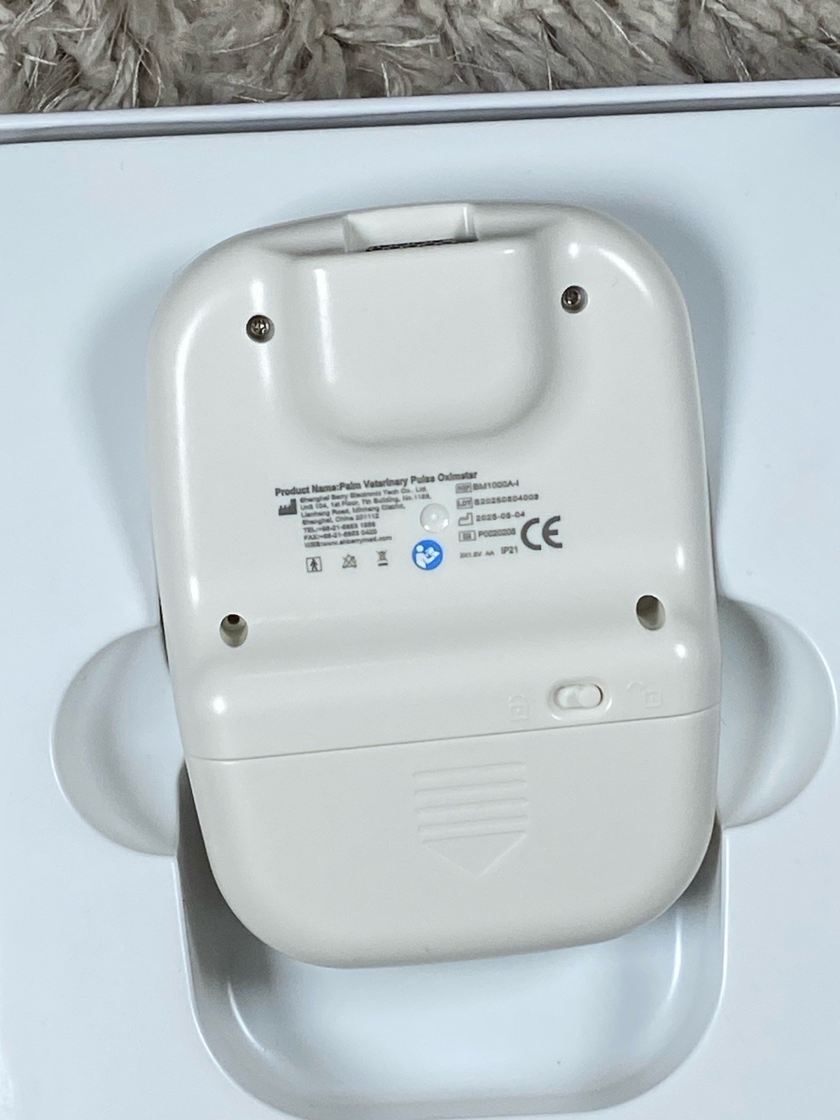 Berry Pulse Oximeter for Newborn kids and adult, bluetooth oxygen monitor finger