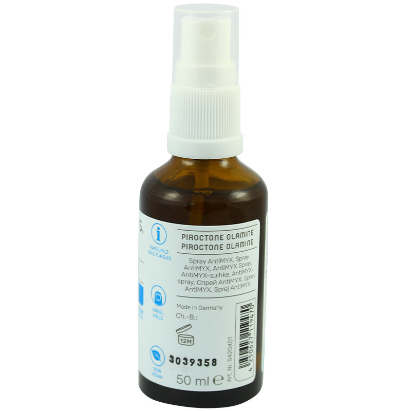 Ruck Peclavus PODOmed AntiMYX Spray 50ml Anti Skin & Nail Fungus Manicure Vegan